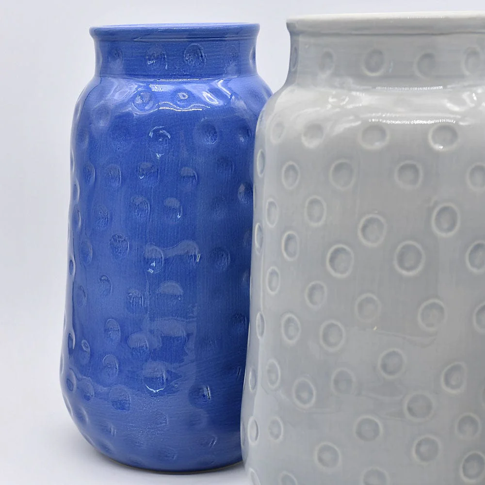 Vase en céramique - Bleu – Image 6